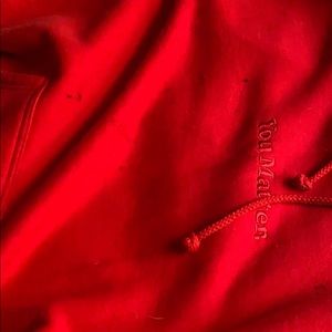 You matter hoodie Red